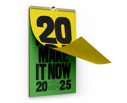 Anthony Burrill 2025 Wall Calendar