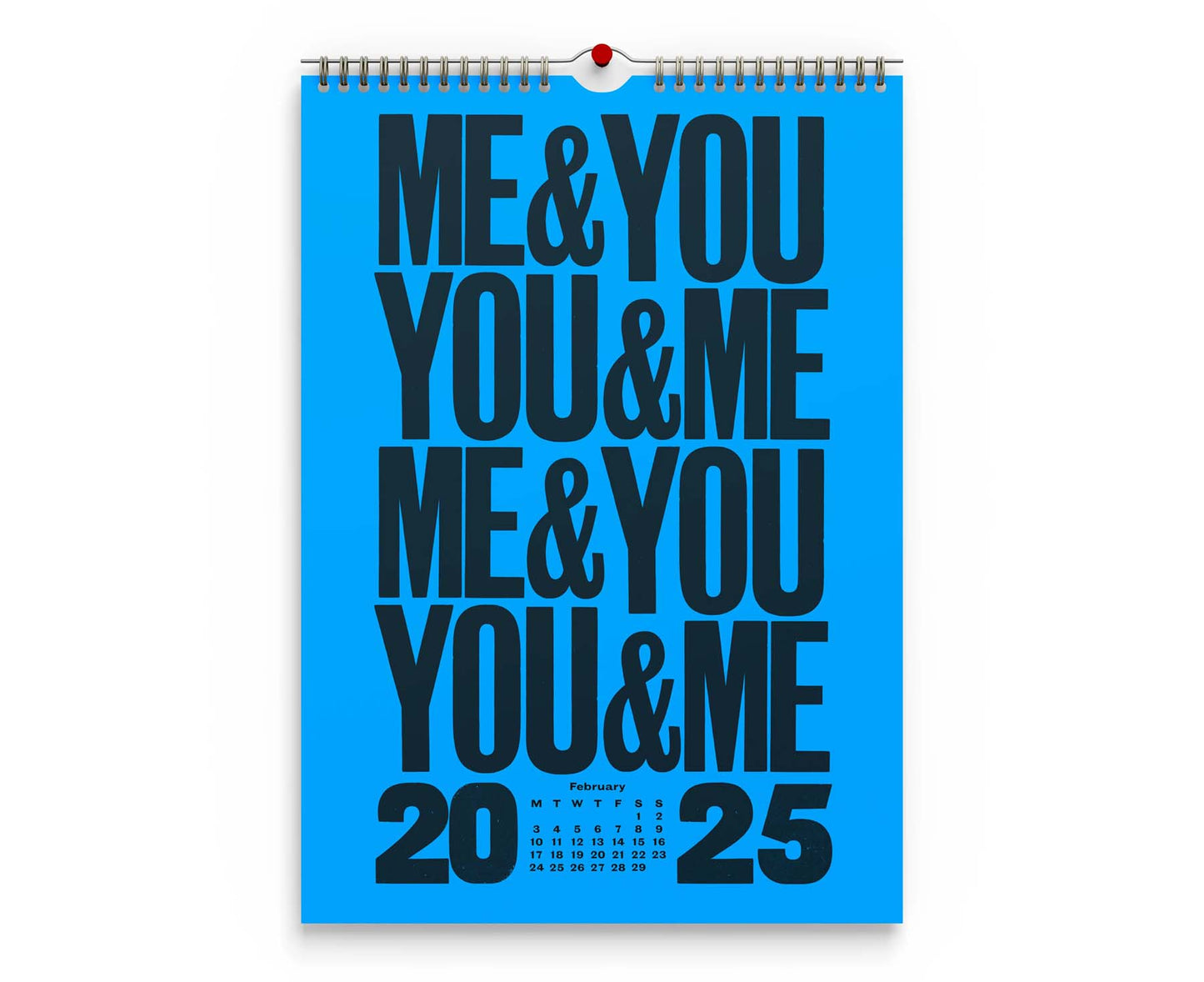 Anthony Burrill 2025 Wall Calendar