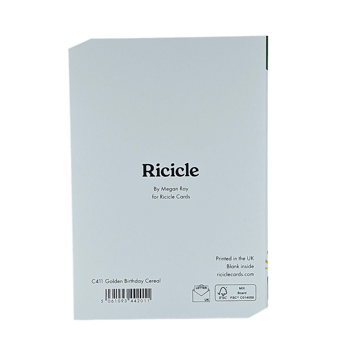 Rise and Shine Cereal Spot Gloss Birthday Card