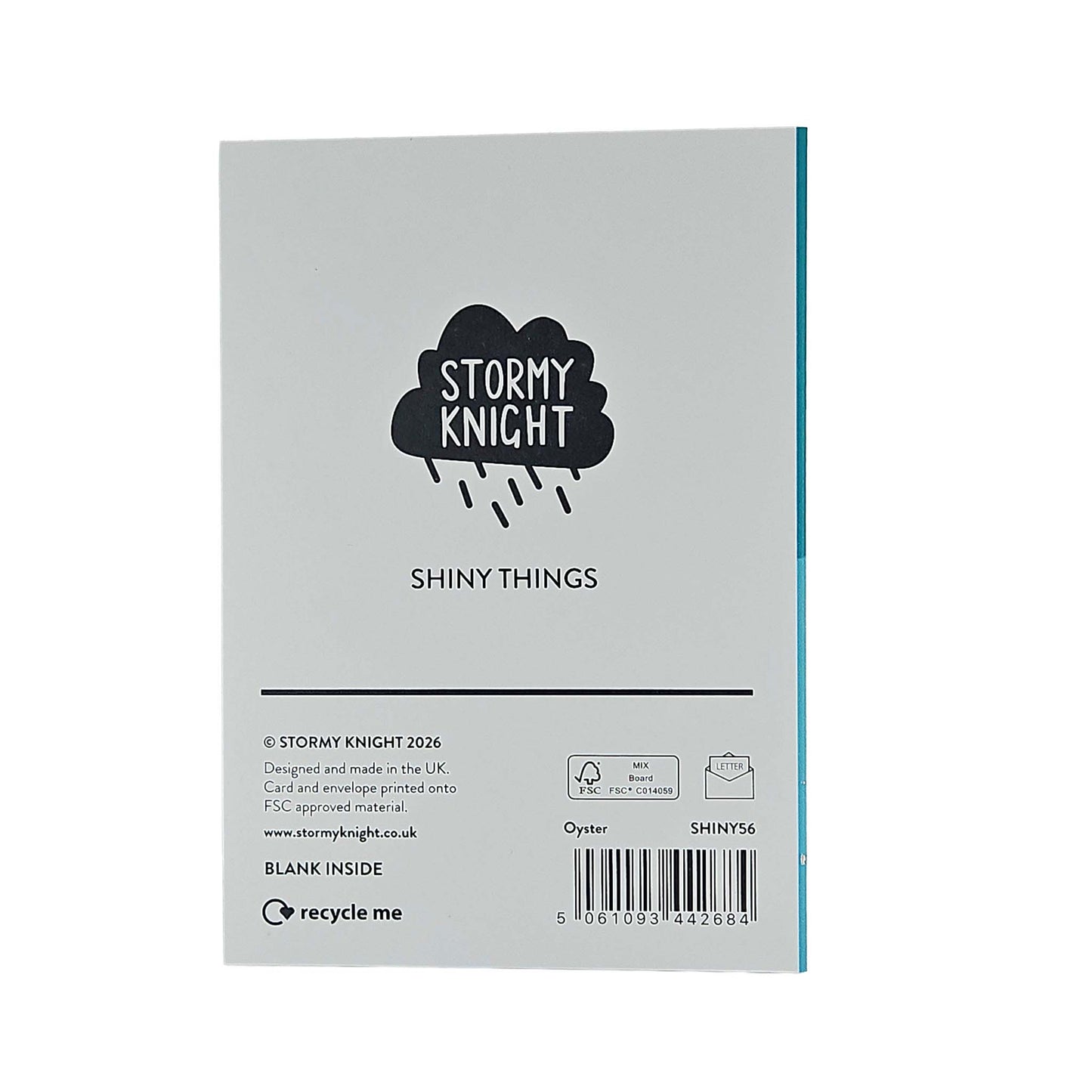 The World Is Your Oyster Holographic Foiled Congratulations Card