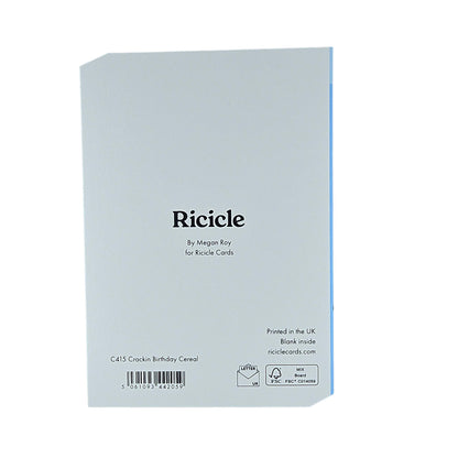 Crackin Birthday Cereal Spot Gloss Birthday Card