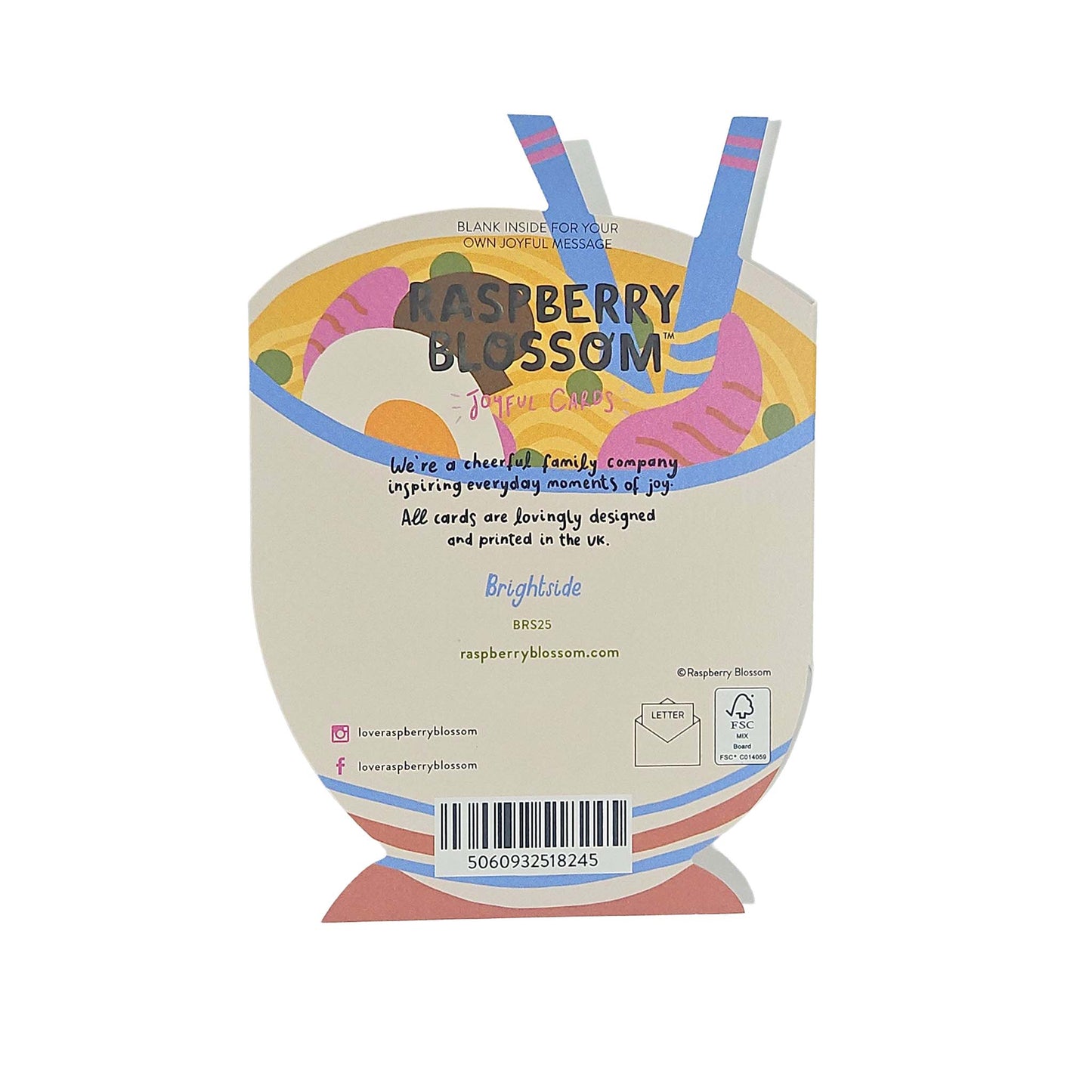 Oodles of Birthday Love Noodles Cutout Birthday Card