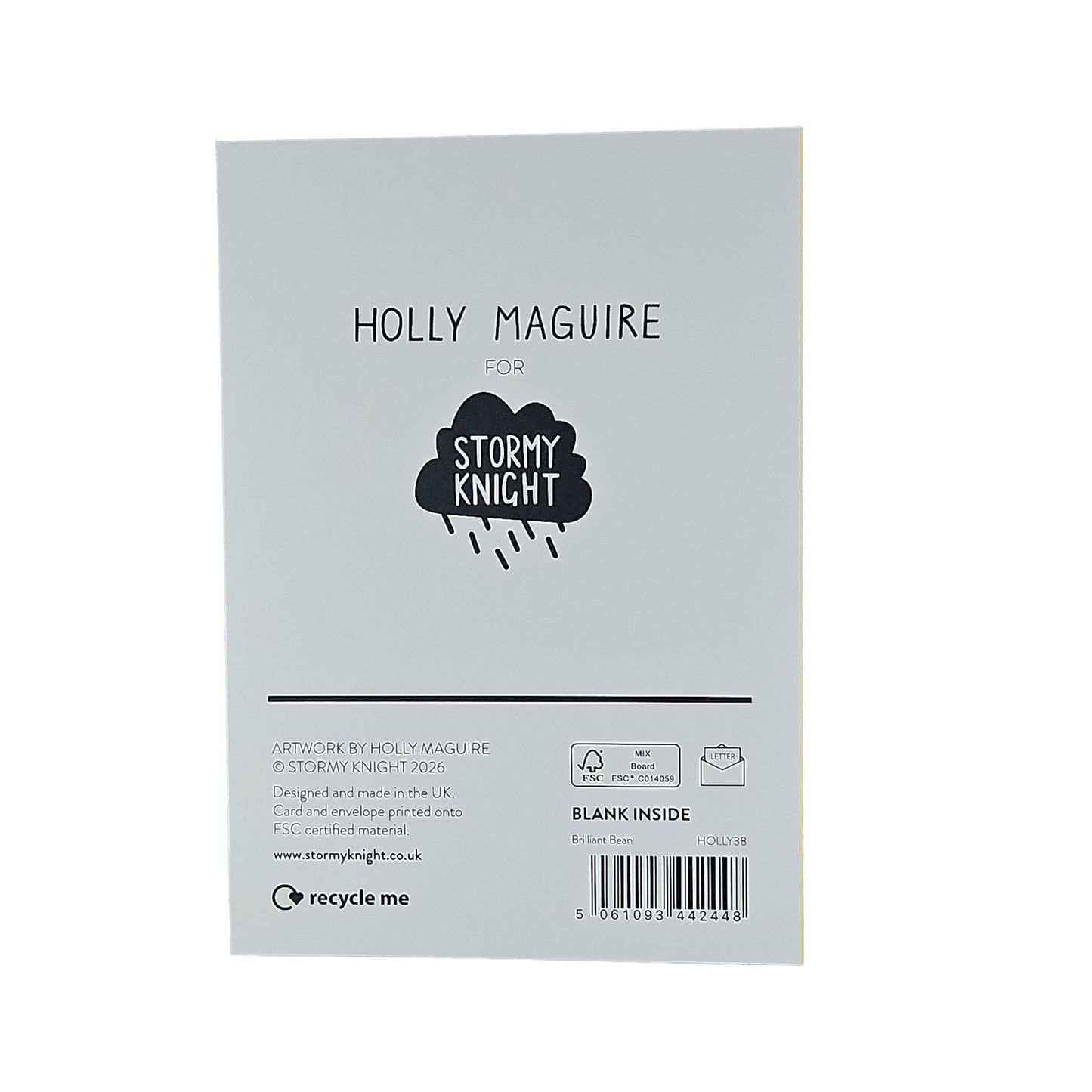 Brilliant Human Bean Gold Foiled Congratulations Card