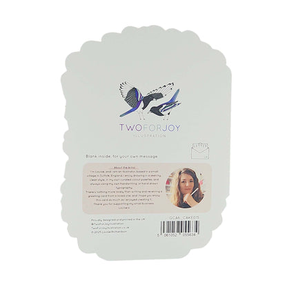 Happy Cake Day Spot Varnish Cutout Caramel Cake Birthday Card