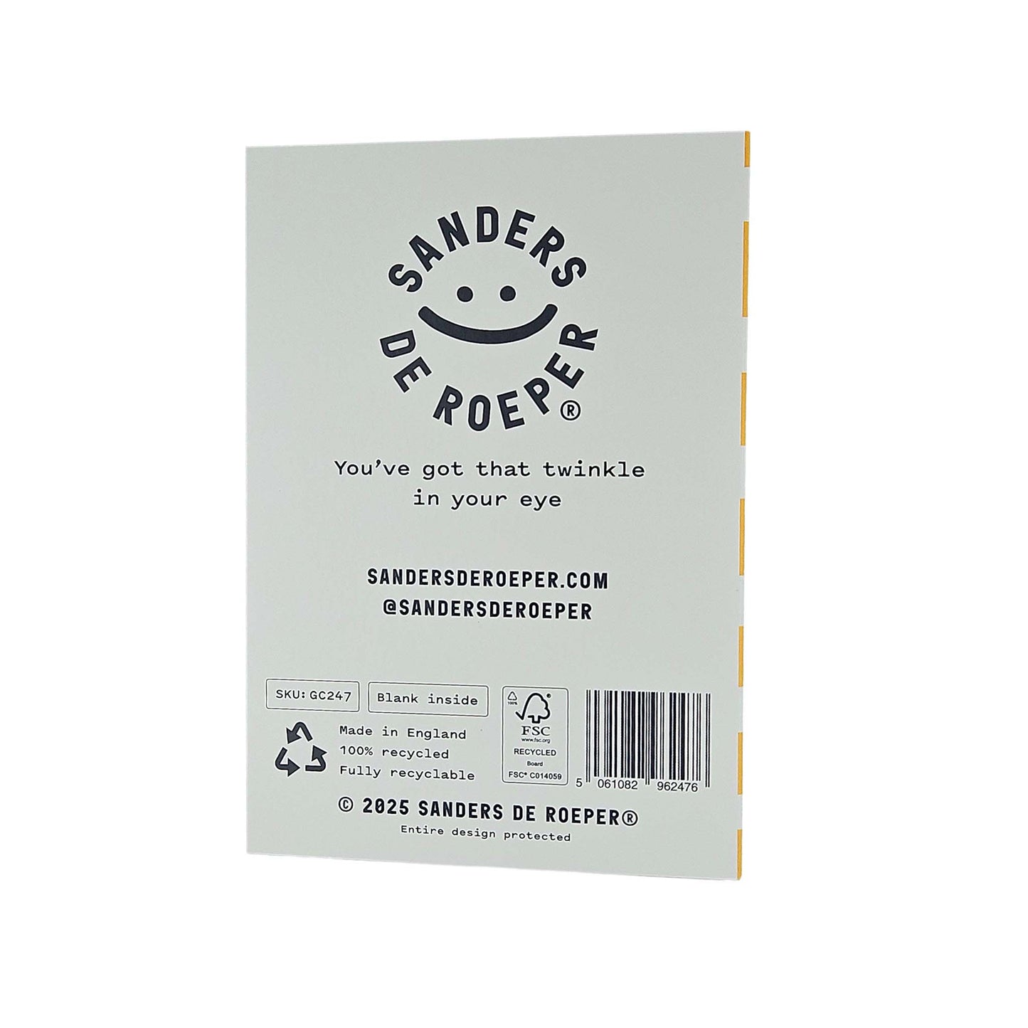 Total Snack Crisps Foiled Birthday Card