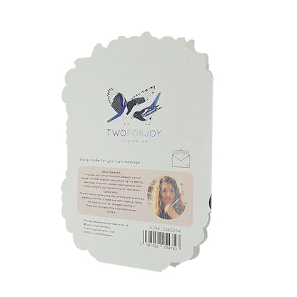 RIP To Your Youth Spot Varnish Cutout Cake Birthday Card