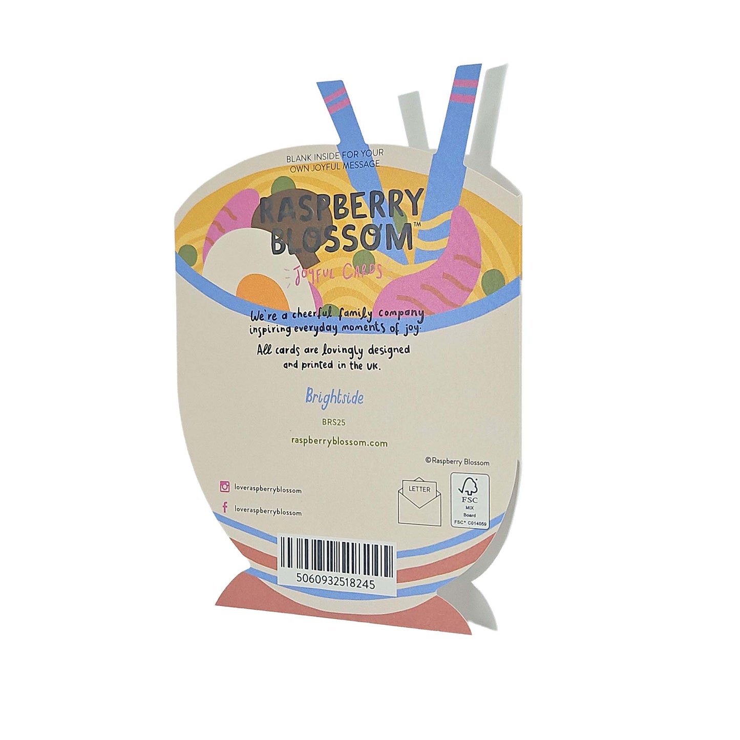 Oodles of Birthday Love Noodles Cutout Birthday Card