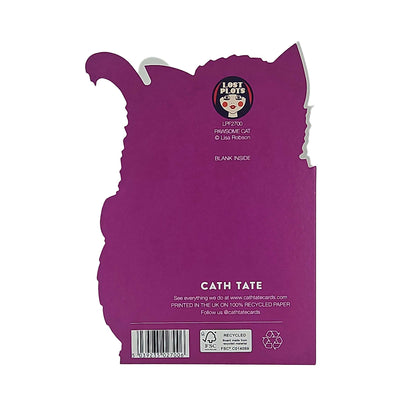 Pawesome Birthday Cat Cutout Birthday Card