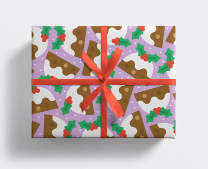 Christmas Pudding Christmas Wrapping Paper