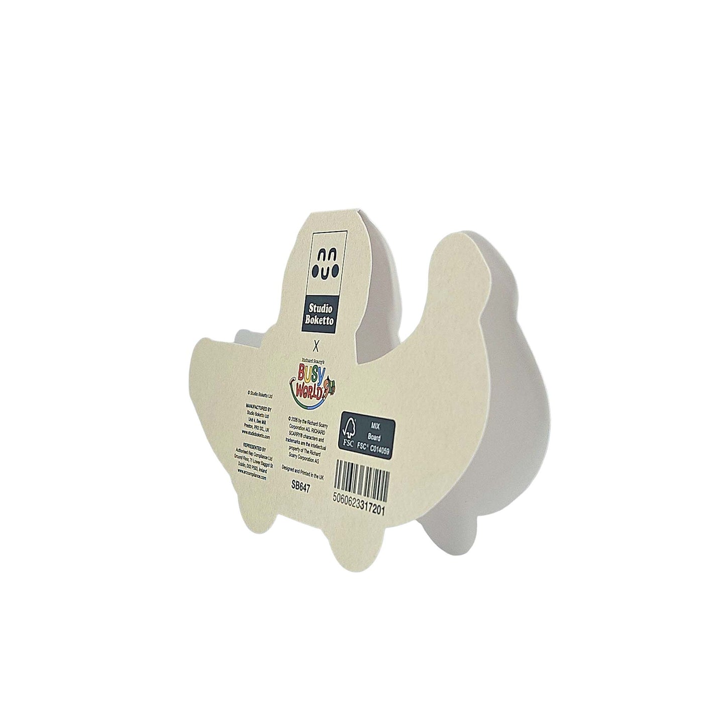 Bananas Gorilla Car Richard Scarry Cutout Card