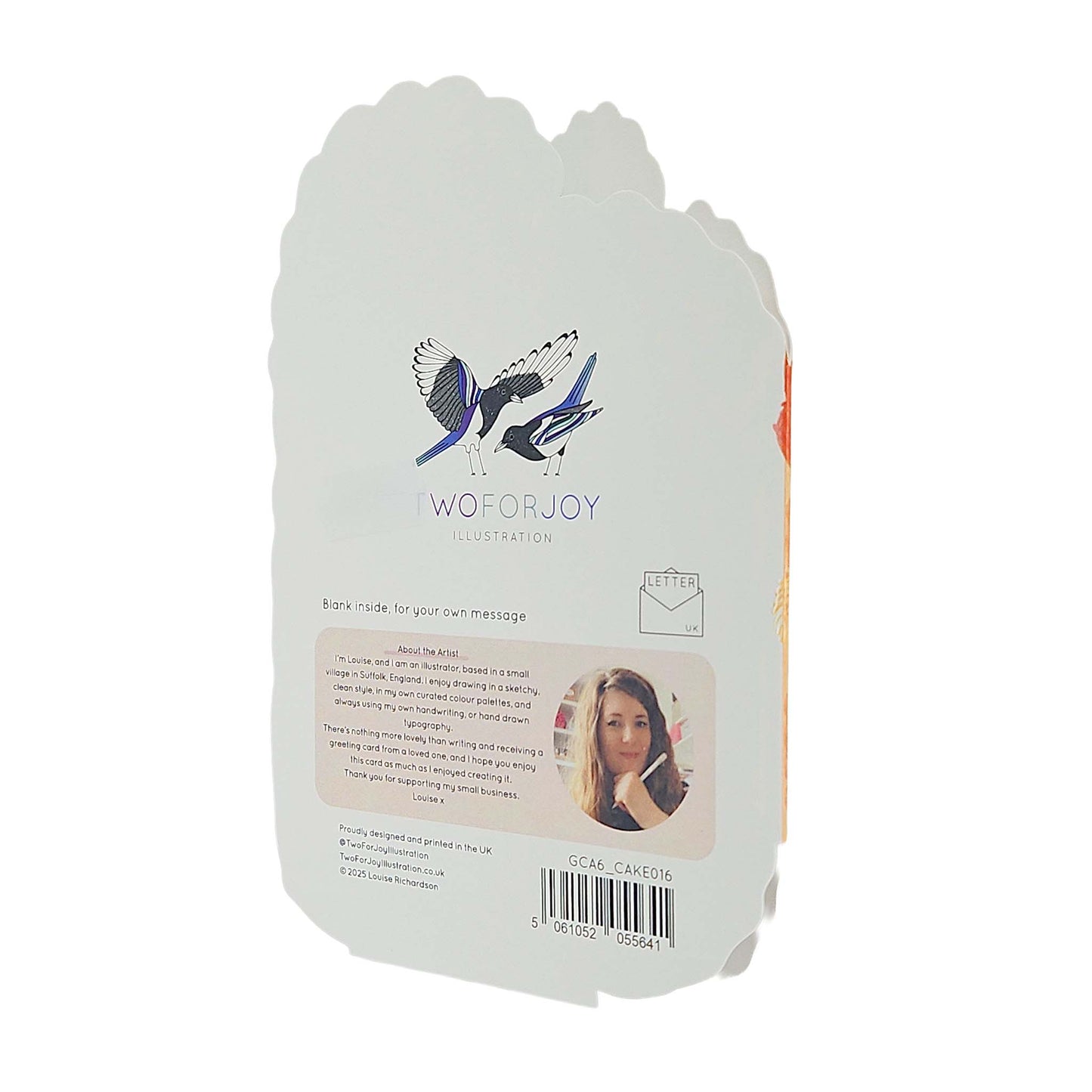 The Life of a Birthday Girl 'Taylor Made' Sparkly Cutout Cake Birthday Card