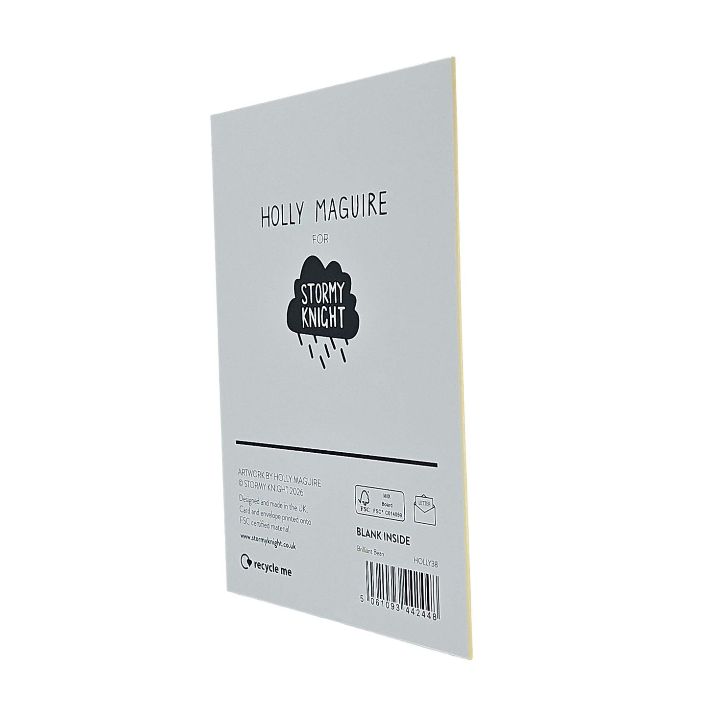 Brilliant Human Bean Gold Foiled Congratulations Card
