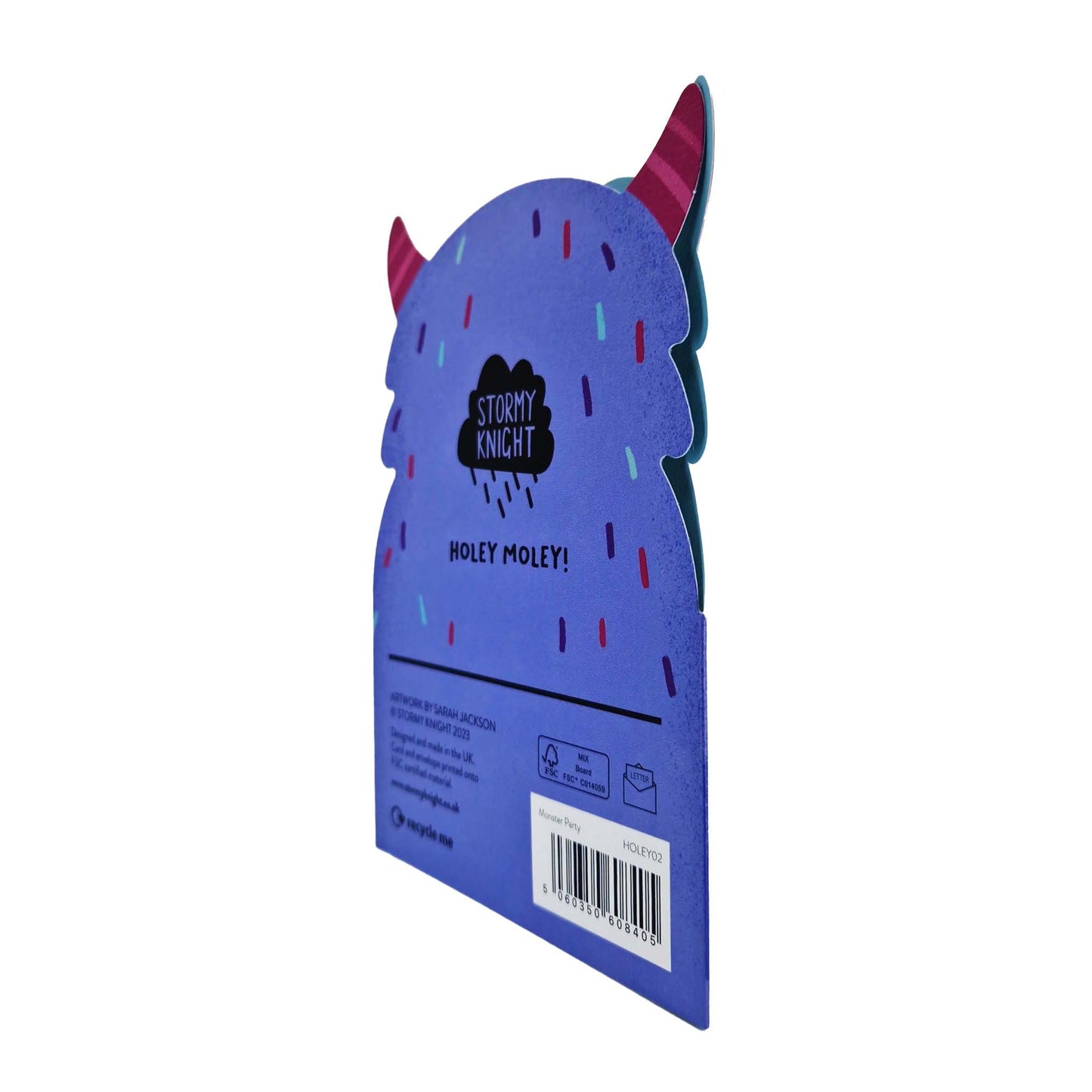 Monster Birthday! Monster Die Cut Kids Birthday Card