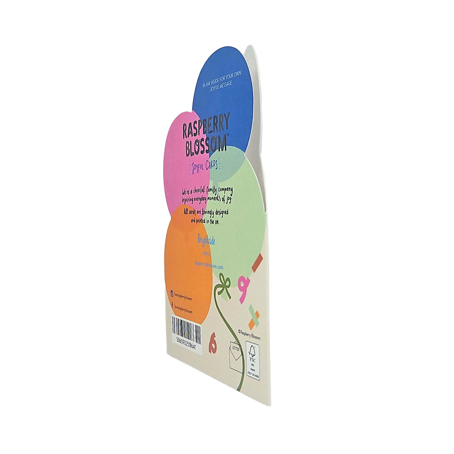 Happy Birthday to you Balloons Cutout Birthday Card