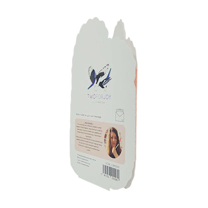 I Tolerate You Spot Varnish Cutout Cake Valentine's / Anniversary Card