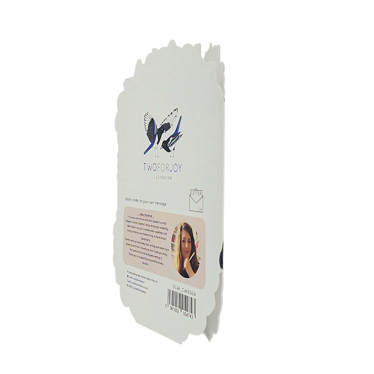 RIP To Your Youth Spot Varnish Cutout Cake Birthday Card