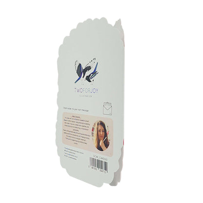 One Year Hotter Spot Varnish Cutout Cake Birthday Card