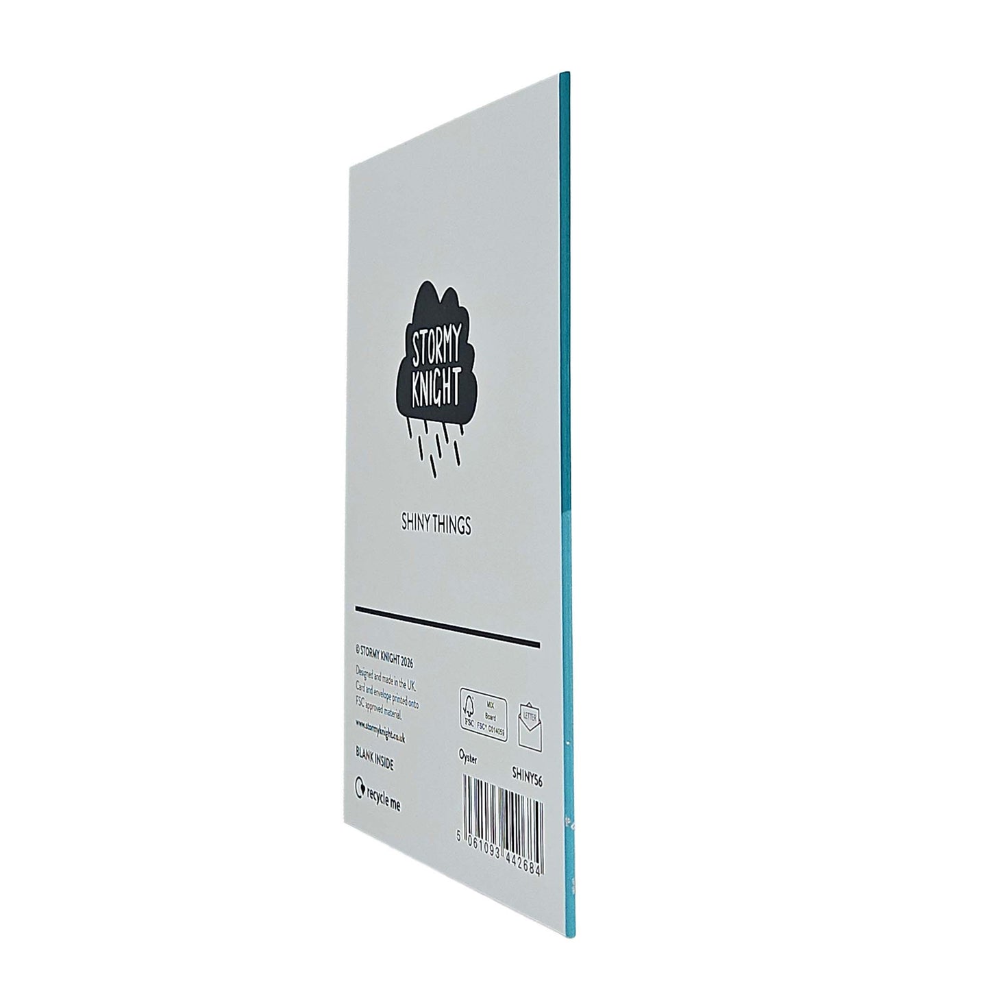 The World Is Your Oyster Holographic Foiled Congratulations Card