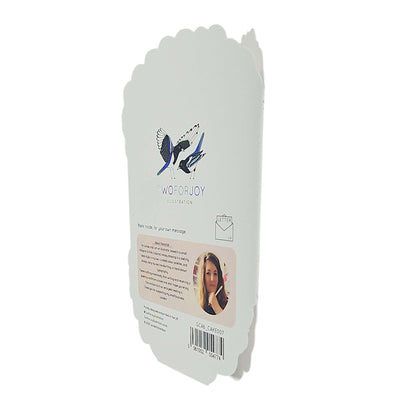 Birthday Gal Sprinkles Spot Varnish Cutout Cake Birthday Card