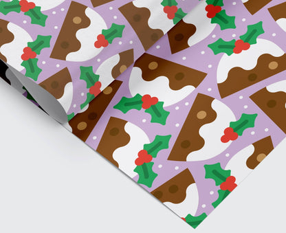 Christmas Pudding Christmas Wrapping Paper