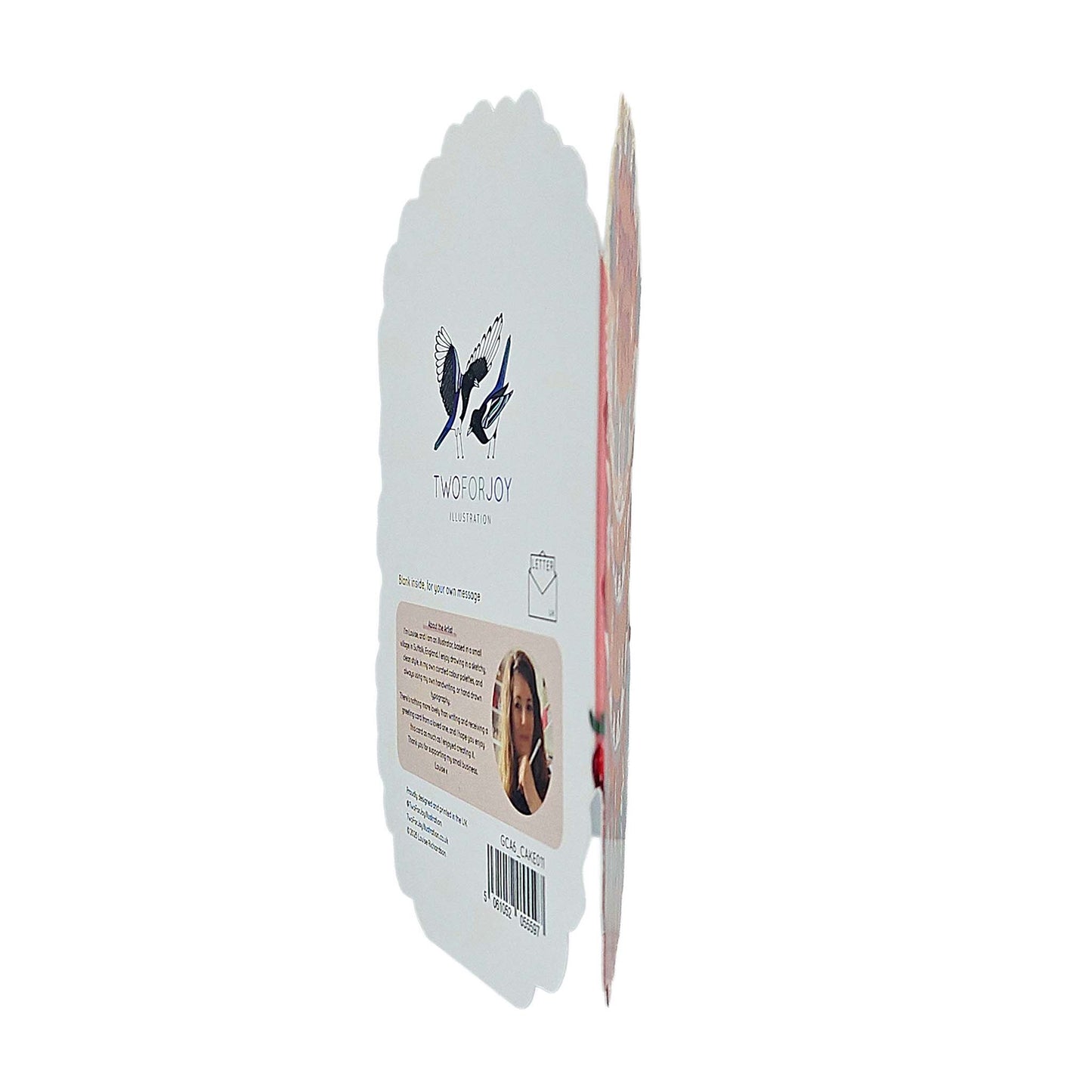 Berry Best Mum Spot Varnish Cutout Cake Mother's Day Card