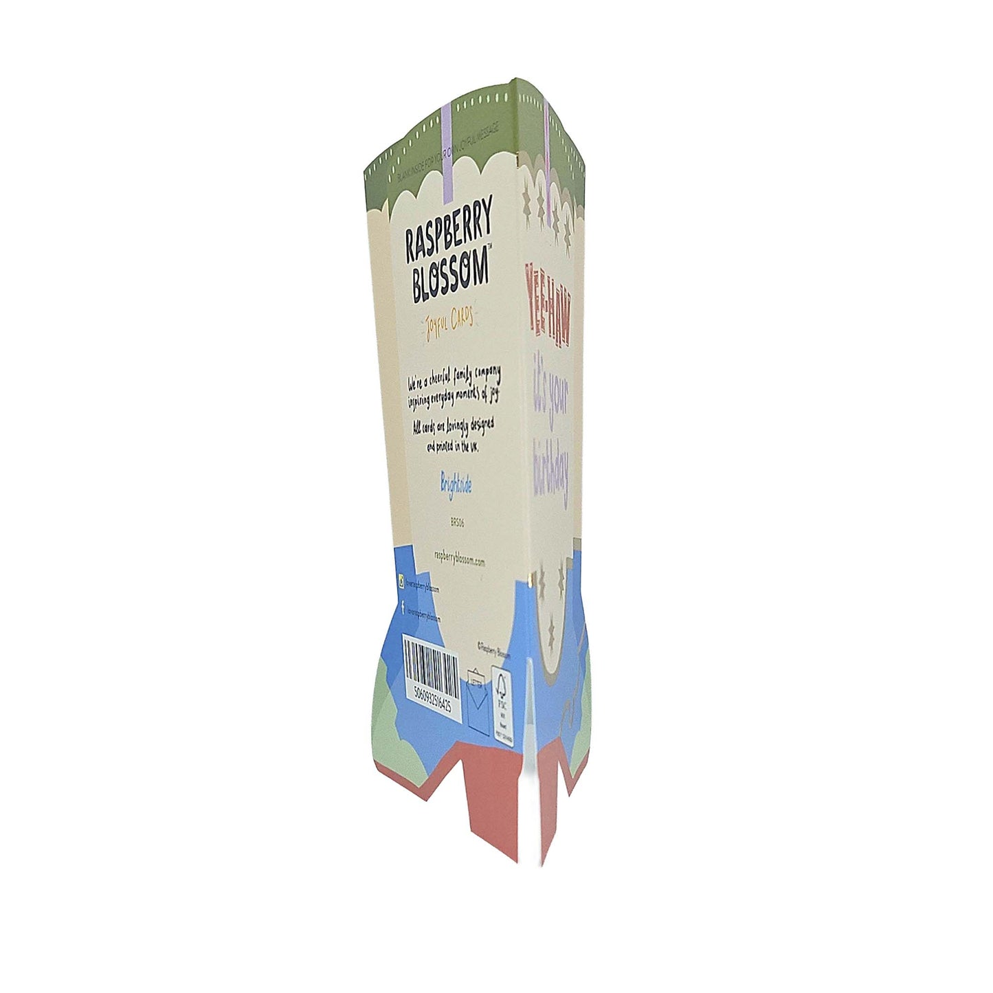 Yee-haw it's your Birthday Cowboy Boot Cutout Birthday Card