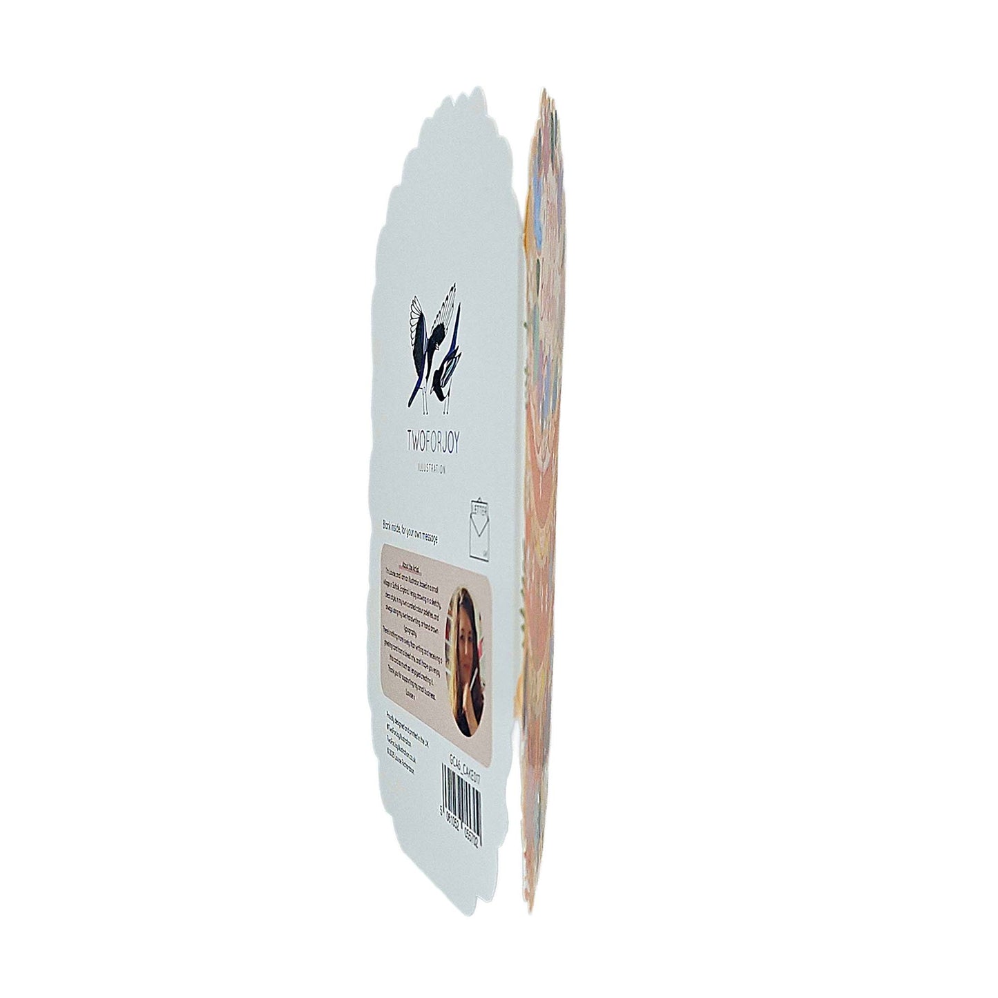 Happy Birthday Spot Varnish Cutout Cake Birthday Card