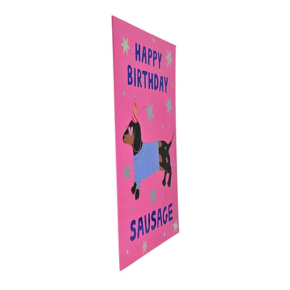 Happy Birthday Sausage Dachshund Birthday Card