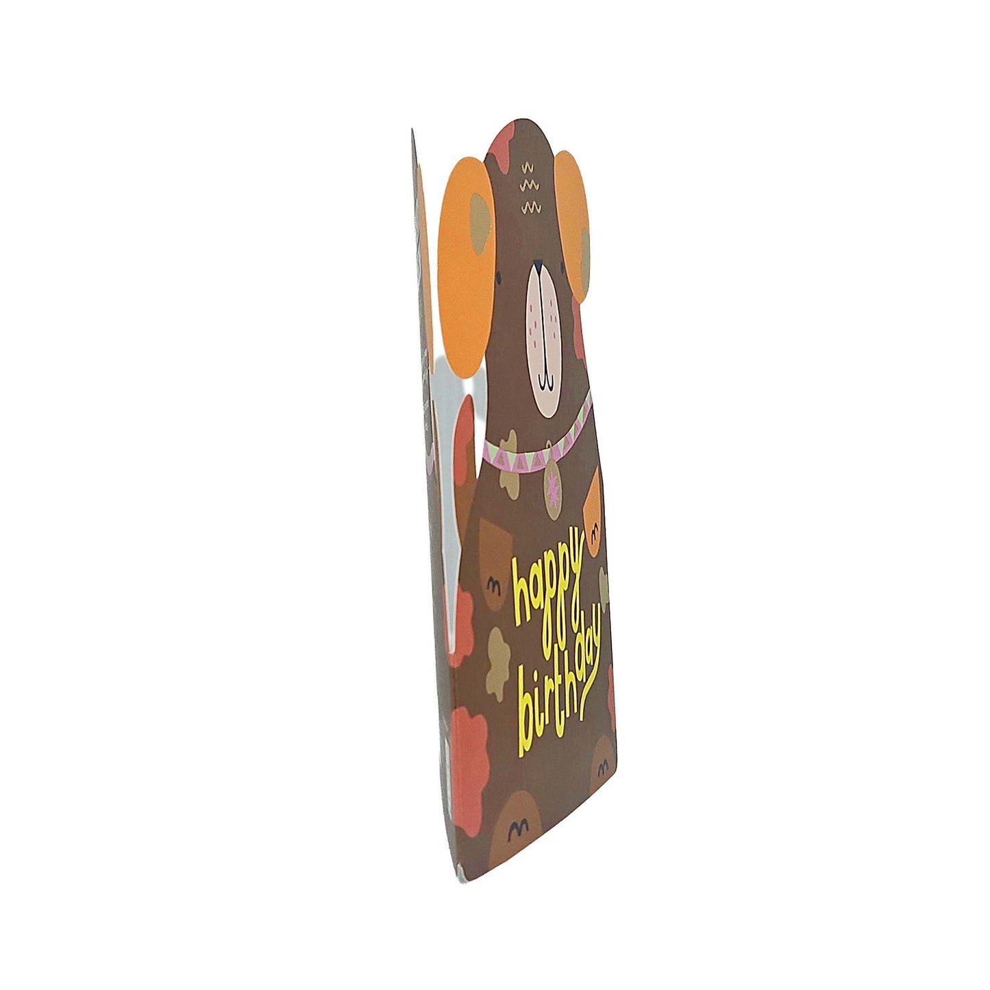 Happy Birthday Dog Cutout Birthday Card