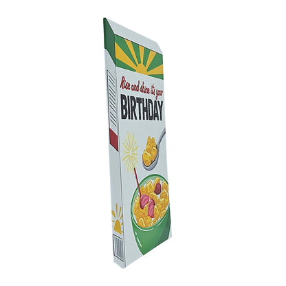 Rise and Shine Cereal Spot Gloss Birthday Card