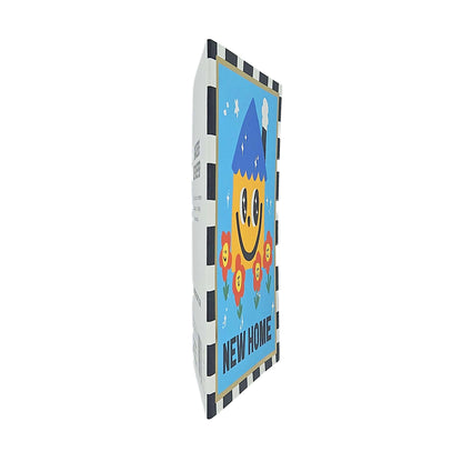 Smiling Home Foiled New Home Card
