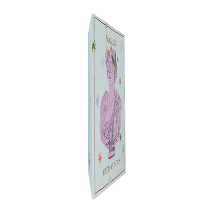 Fabulous Birthday Bitch Greek Goddess Gold Foiled Birthday Card