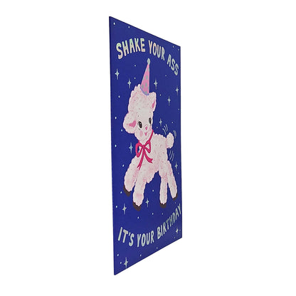 Shake Your Ass Lamb Birthday Card