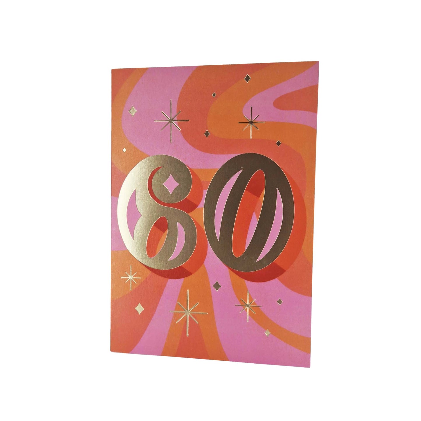 Gold Foiled 60th Birthday Card