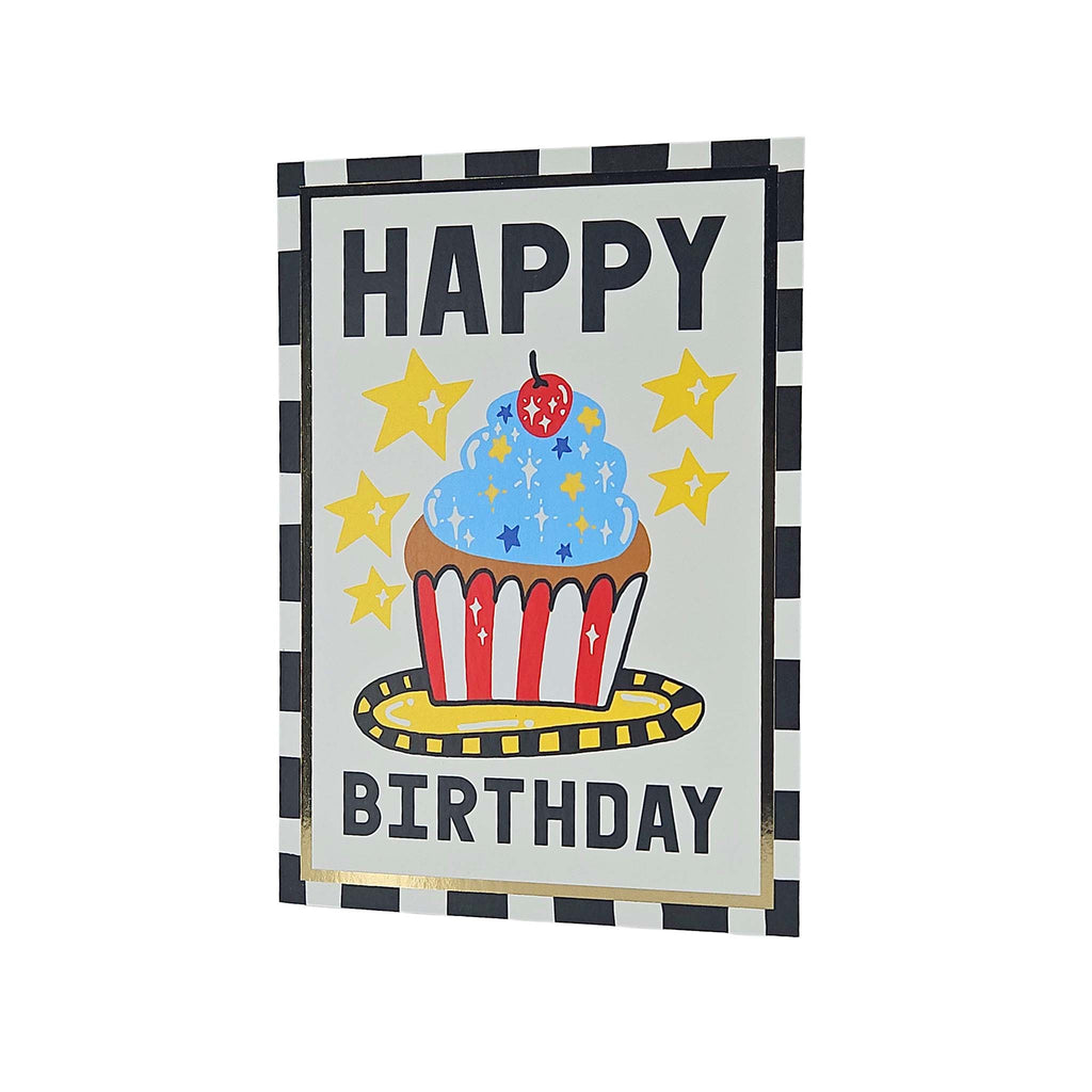 Happy Birthday Cupcake Birthday Card