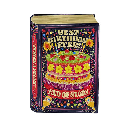 Best Birthday Ever Book Cutout Birthday Card