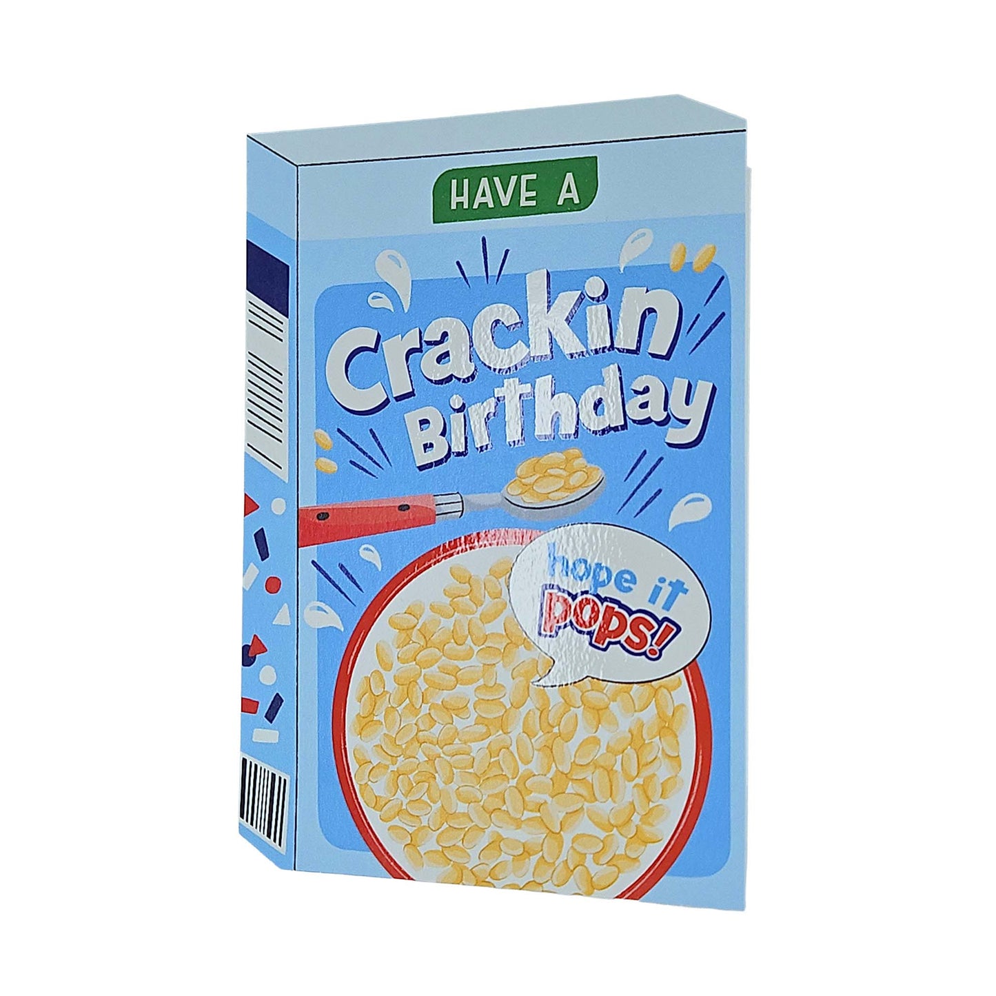 Crackin Birthday Cereal Spot Gloss Birthday Card