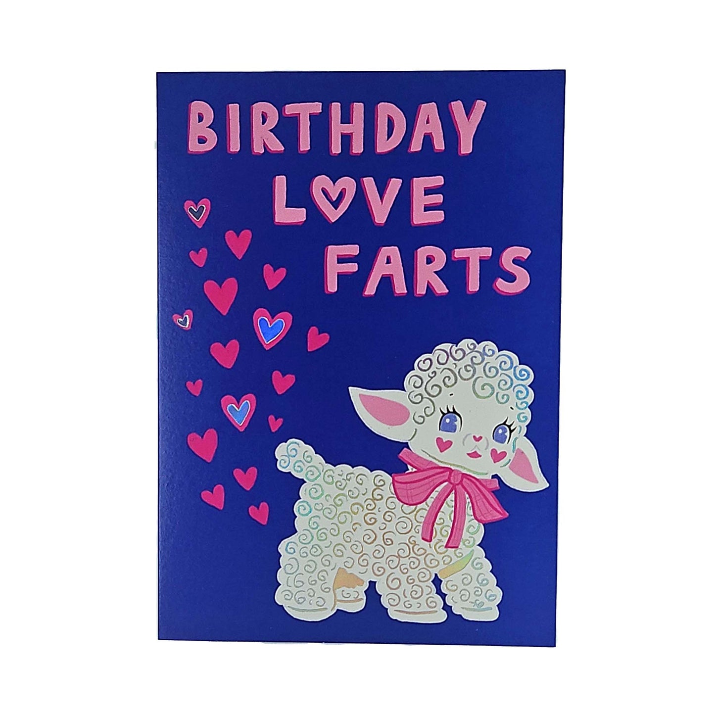 Birthday Love Farts Lamb Birthday Card