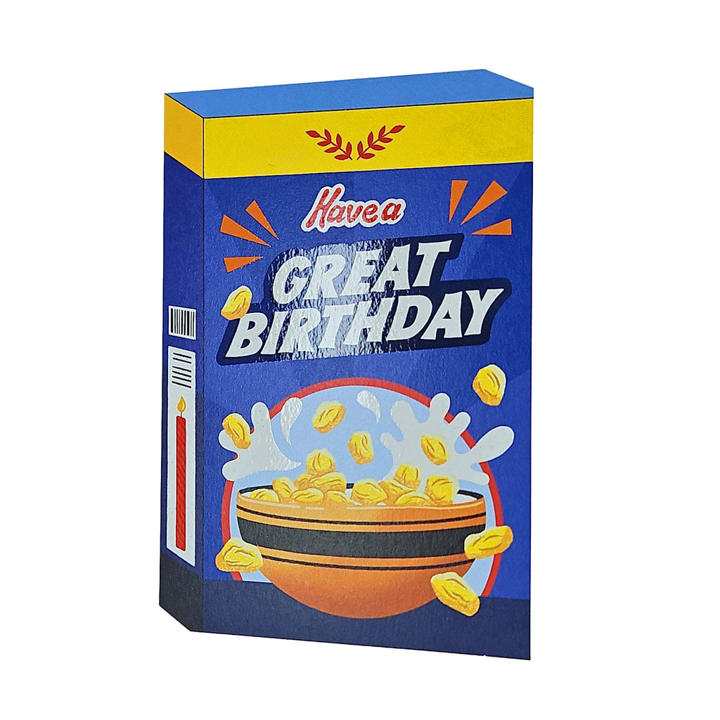 Great Birthday Cereal Spot Gloss Birthday Card