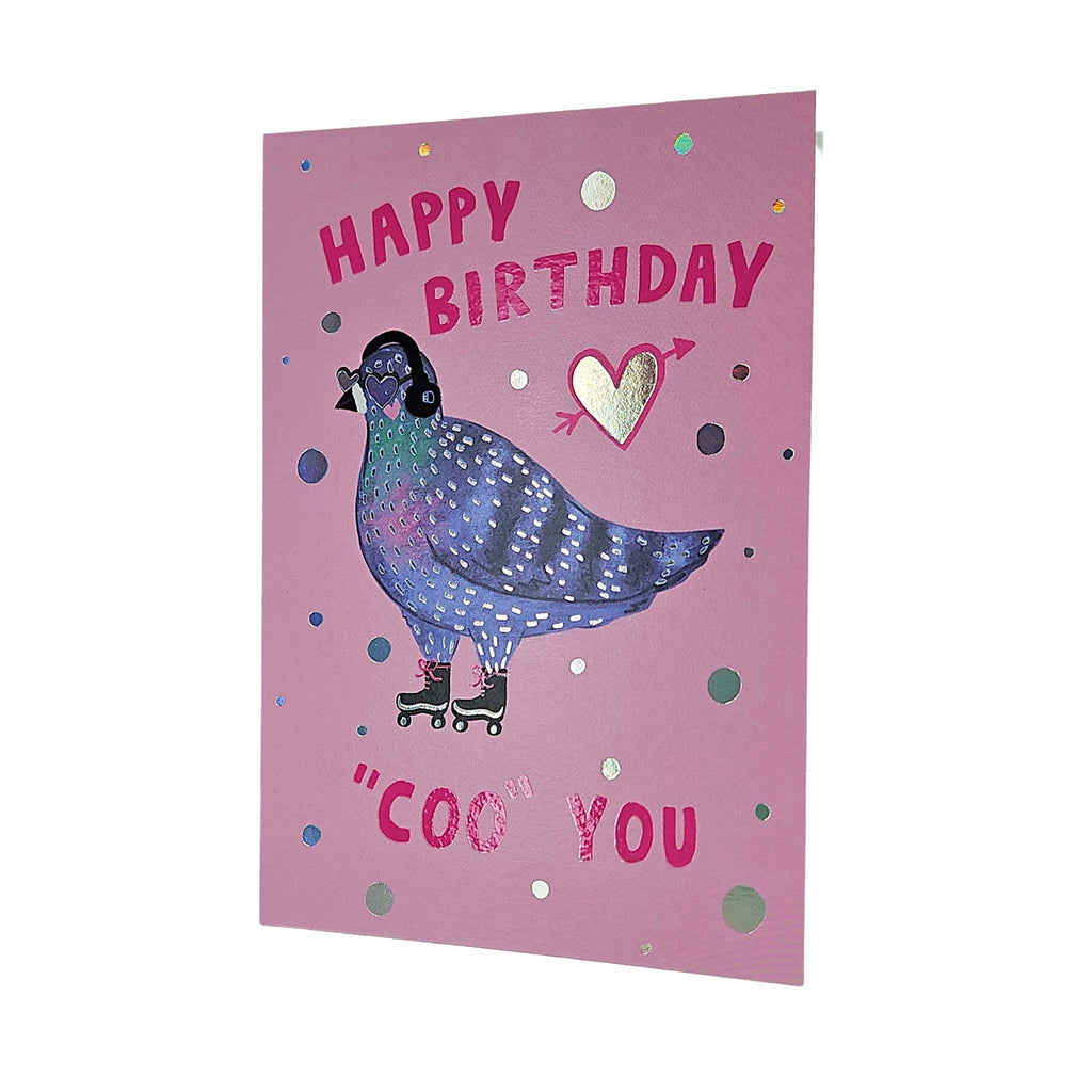 Happy Birthday Coo You Pigeon Birthday Card