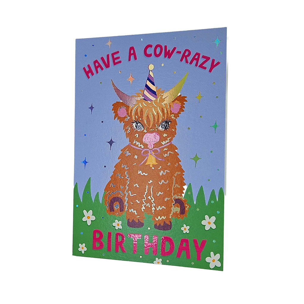 Have a Cow-Razy Birthday Cow Birthday Card