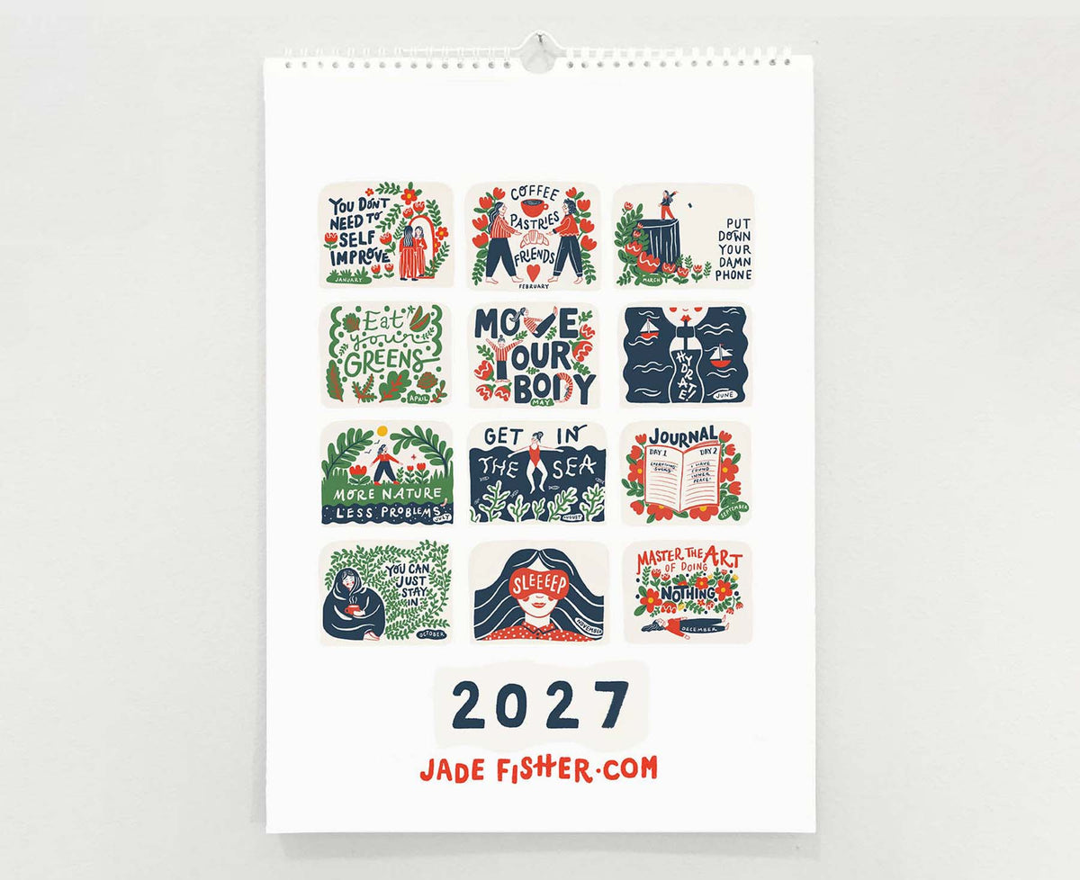Tips For A Good Year 2027 Wall Calendar