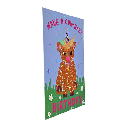 Have a Cow-Razy Birthday Cow Birthday Card