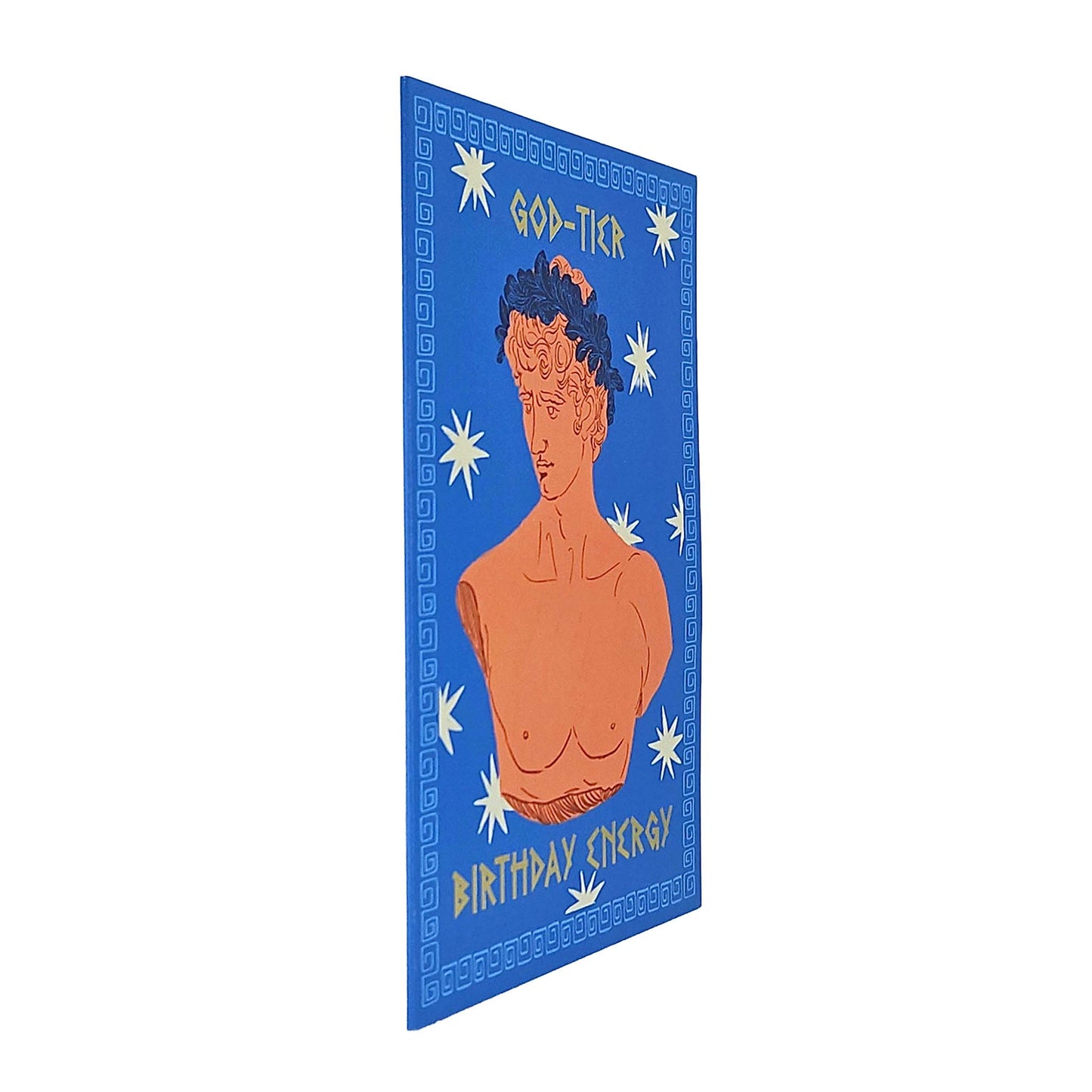 God Tier Birthday Energy Greek God Gold Foiled Birthday Card