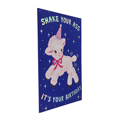 Shake Your Ass Lamb Birthday Card