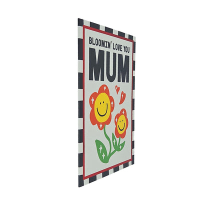 Bloomin Love You Mum Flowers Foiled Mother's Day Card