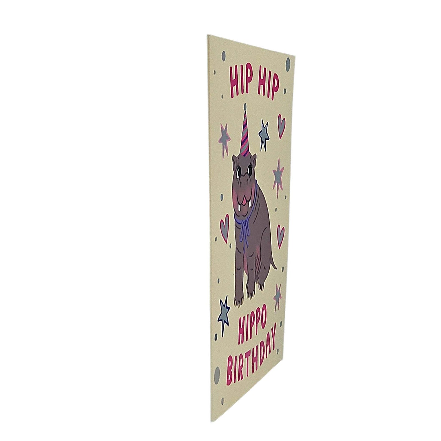 Hip Hip Hippo Birthday Card