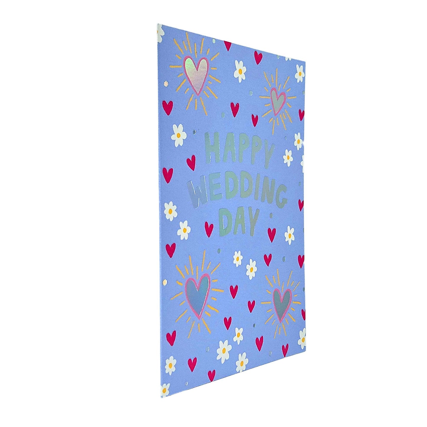 Daisies & Hearts Wedding Card