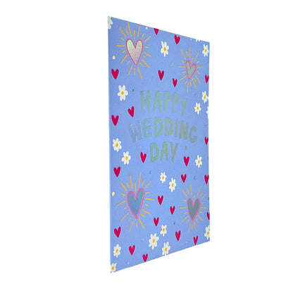 Daisies & Hearts Wedding Card