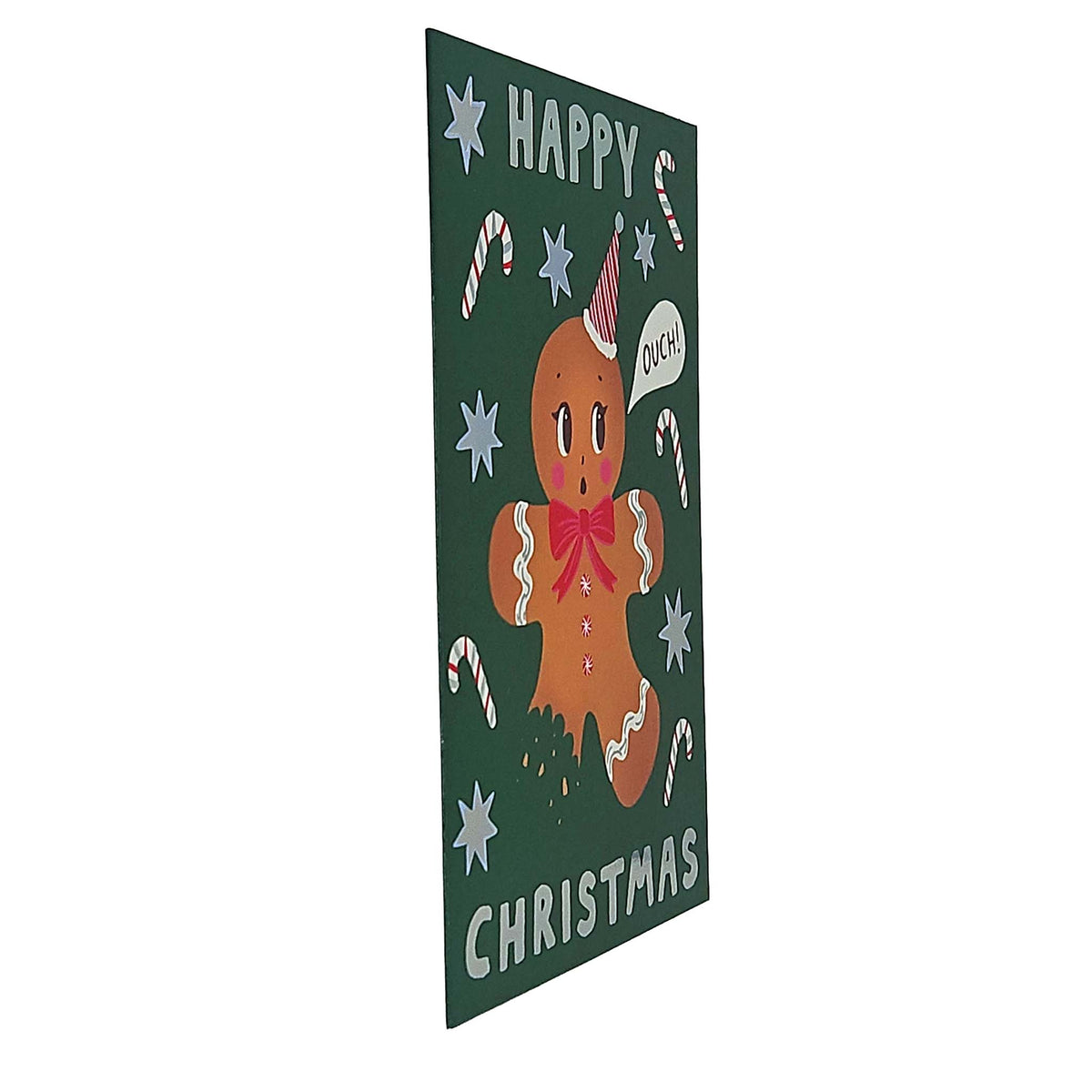 Happy Christmas Gingerbread Man Christmas Card